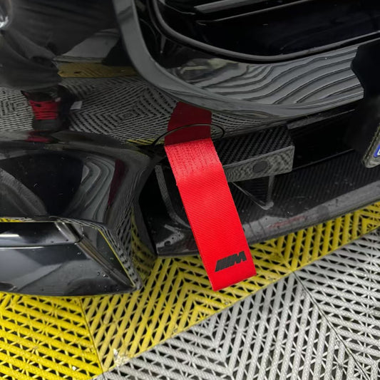 BMW G80 M3 / G82 M4 / G87 M2 Tow Straps / Painted Tow Hook Covers