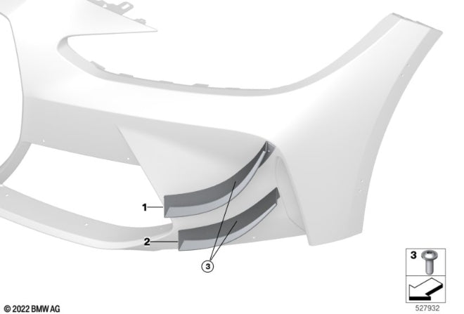 EVERKA BMW G82 M4 GT4 EVO Replacement Canard Set